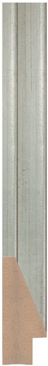 DC2560-2 Gümüş çerçeve profili, 60 mm