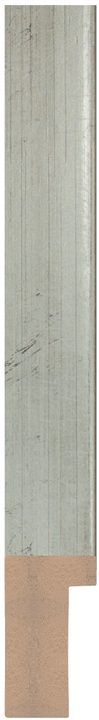 DC2647-2 Gümüş çerçeve profili, 47 mm