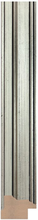 DC3322-2 Gümüş · Siyah çerçeve profili, 33 mm