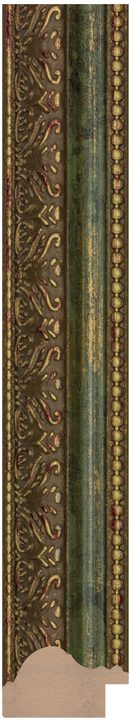 DC3721-8 Yeşil · Altın çerçeve profili, 37 mm