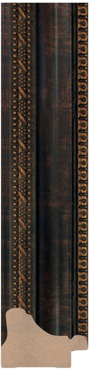 DC4127-6 Siyah · Bronz / Bakır çerçeve profili, 41 mm