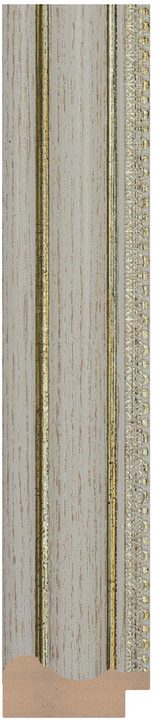 DC4218-5 Beyaz · Altın çerçeve profili, 42 mm