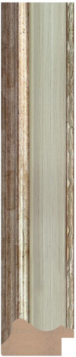 DC4221-3 Krem / Bej · Gümüş çerçeve profili, 42 mm