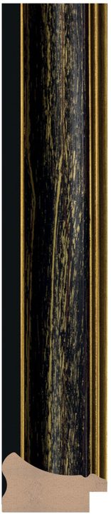 DC4224-10 Siyah · Altın çerçeve profili, 42 mm