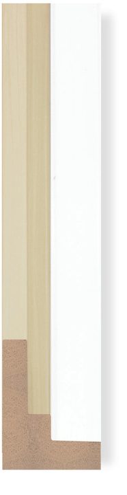 DC4351-4 Beyaz · Krem / Bej çerçeve profili, 51 mm