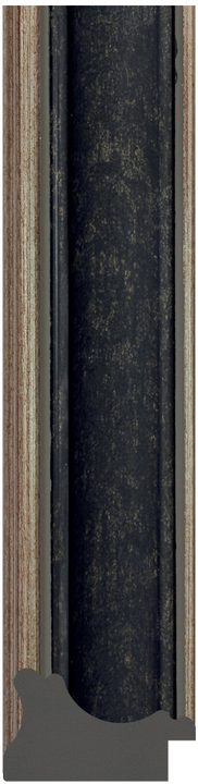 DC4929-3 Siyah · Gümüş çerçeve profili, 42 mm