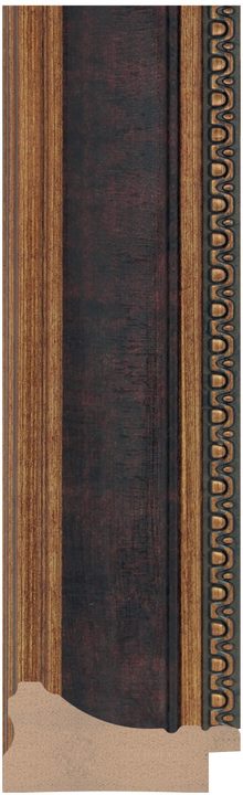 DC6027-15 Siyah · Bronz / Bakır çerçeve profili, 60 mm