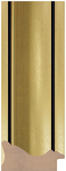DC7437-1 Altın · Siyah çerçeve profili, 74 mm