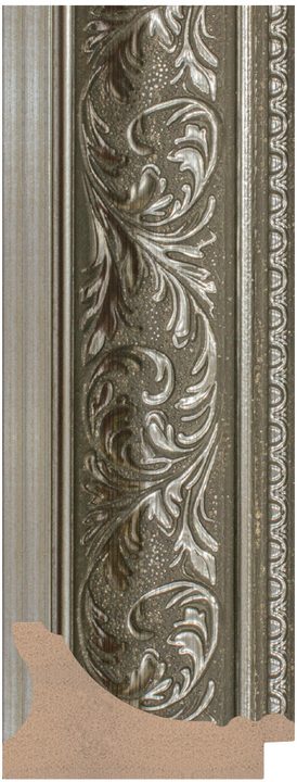 DC7641-2 Gümüş çerçeve profili, 76 mm