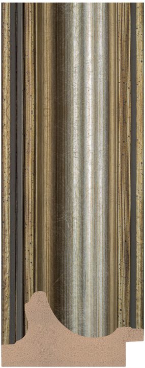 DC8036-2 Gümüş · Gri çerçeve profili, 80 mm