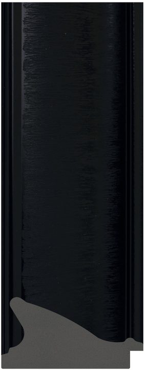 DC8342-6 Siyah çerçeve profili, 83 mm