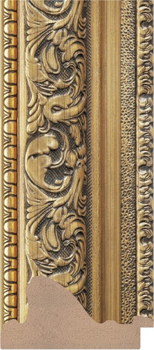DL12501 Altın çerçeve profili, 126 mm