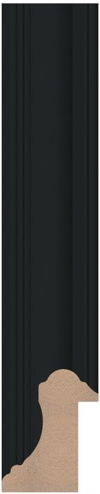 DL30014 Siyah çerçeve profili, 42 mm