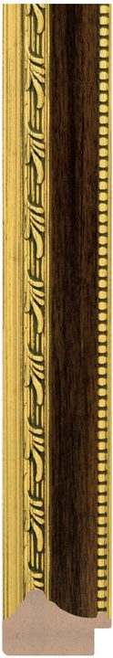DL3905 Kahverengi · Altın çerçeve profili, 38 mm