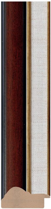 DL4769 Kahverengi · Beyaz çerçeve profili, 48 mm