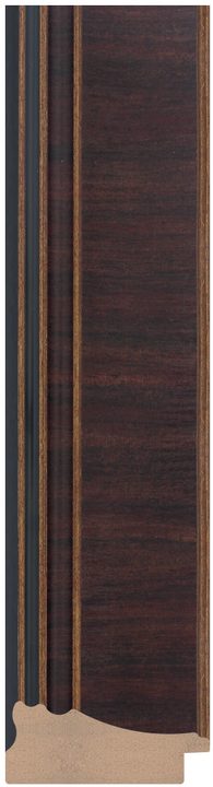 DL53004 Kahverengi · Siyah çerçeve profili, 53 mm