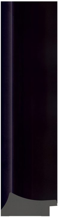 DL55012 Siyah çerçeve profili, 55 mm