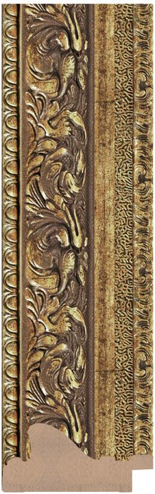 DL5773 Bronz / Bakır · Altın çerçeve profili, 57 mm