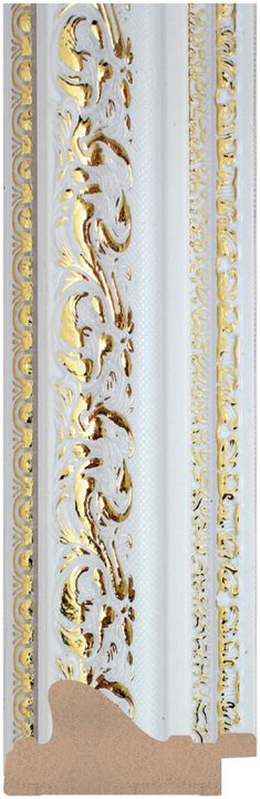 DL5778 Beyaz · Altın çerçeve profili, 57 mm