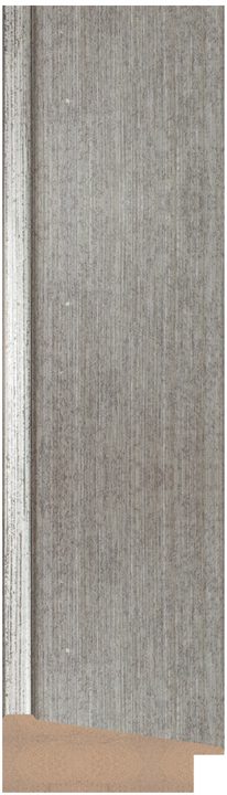 DL5802 Gümüş çerçeve profili, 57 mm