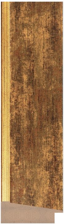 DL5803 Bronz / Bakır · Altın çerçeve profili, 57 mm
