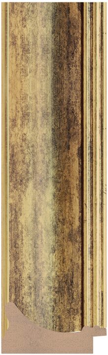 DL61101 Altın çerçeve profili, 62 mm