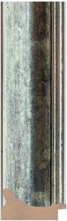 DL61102 Gümüş çerçeve profili, 62 mm