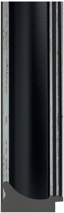 DL61108 Siyah · Gümüş çerçeve profili, 62 mm