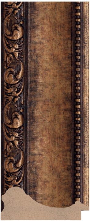 DL8155 Bronz / Bakır · Kahverengi çerçeve profili, 82 mm
